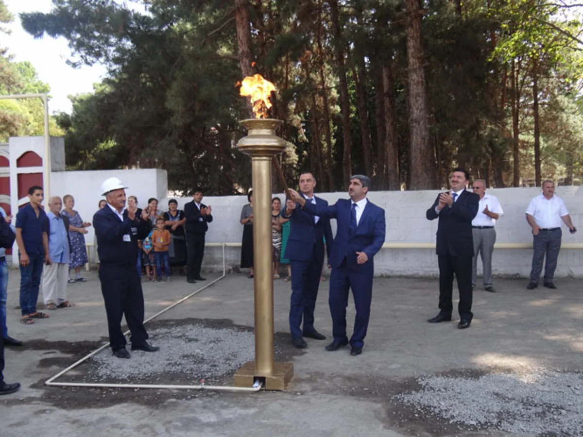 Ağdaş rayonunun üç kəndinə qaz verilib