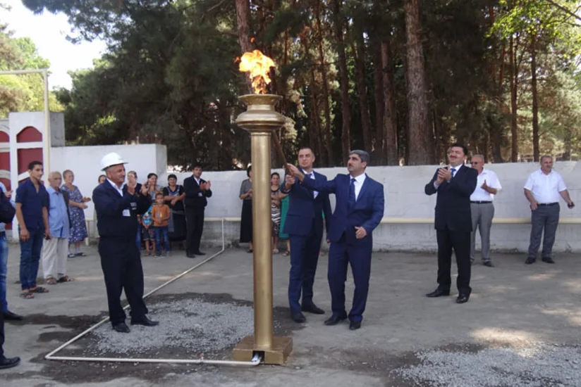 Ağdaş rayonunun üç kəndinə qaz verilib