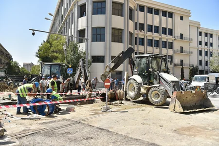 Agentlik: Bakıda yeni su və kanalizasiya layihələri icra olunur