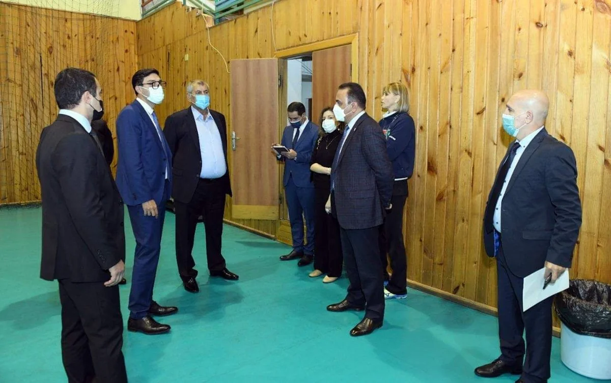 Gənclər və idman naziri voleybol federasiyasının fəaliyyəti ilə tanış olub