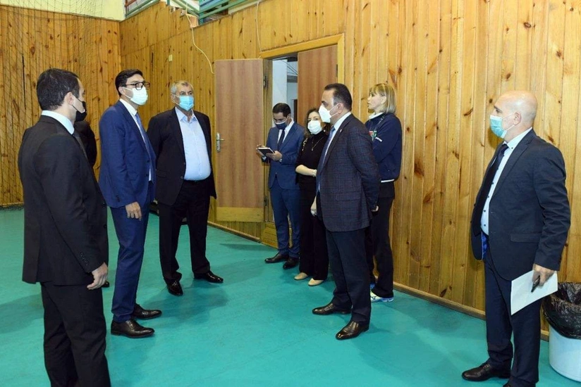 Gənclər və idman naziri voleybol federasiyasının fəaliyyəti ilə tanış olub