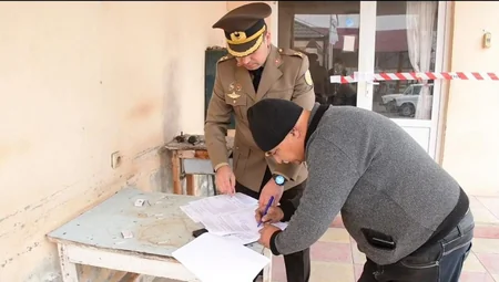 Yanğın təhlükəli maye qazdoldurma məntəqəsinin fəaliyyəti dayandırılıb