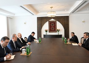 President of Azerbaijan Ilham Aliyev receives Deputy Chairman of Turkmenistan’s Cabinet of Ministers in Khankandi