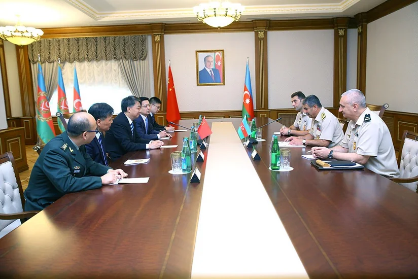 Zakir Hasanov meets with representatives of Chinese corporation Poly Technologies