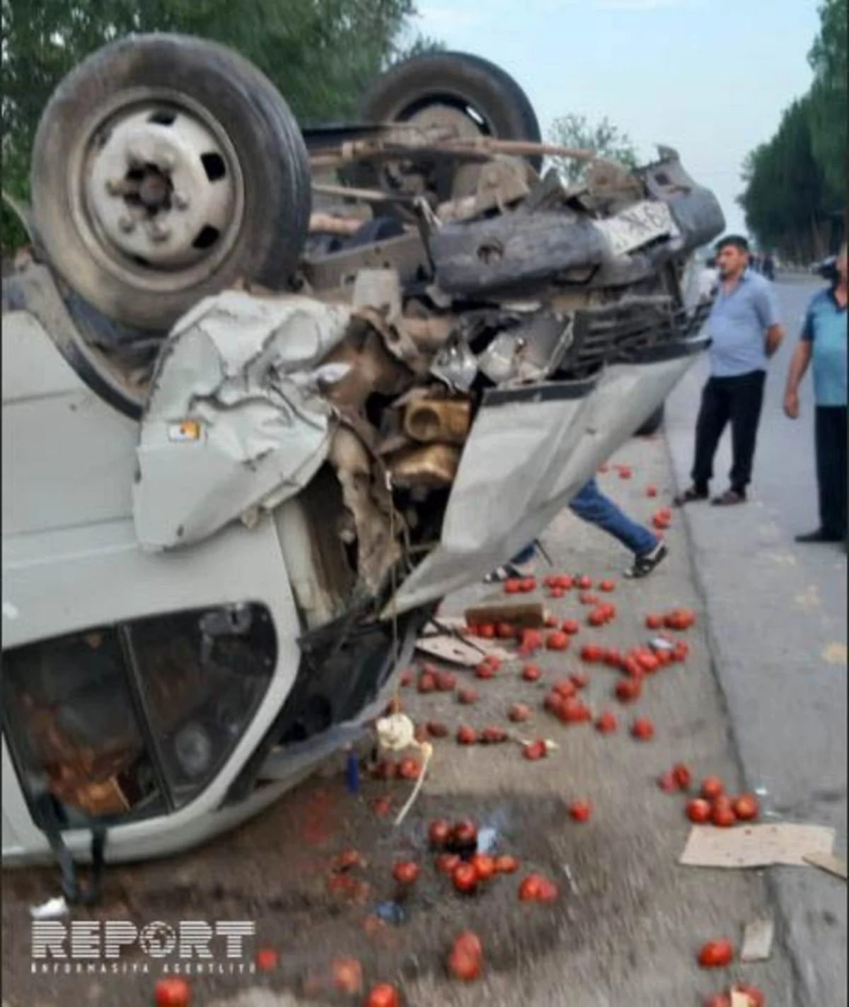 Yevlaxda yol qəzası olub, ölən və yaralananlar var - FOTO - YENİLƏNİB-2