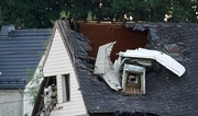 На западе Германии легкомоторный самолет упал на дом