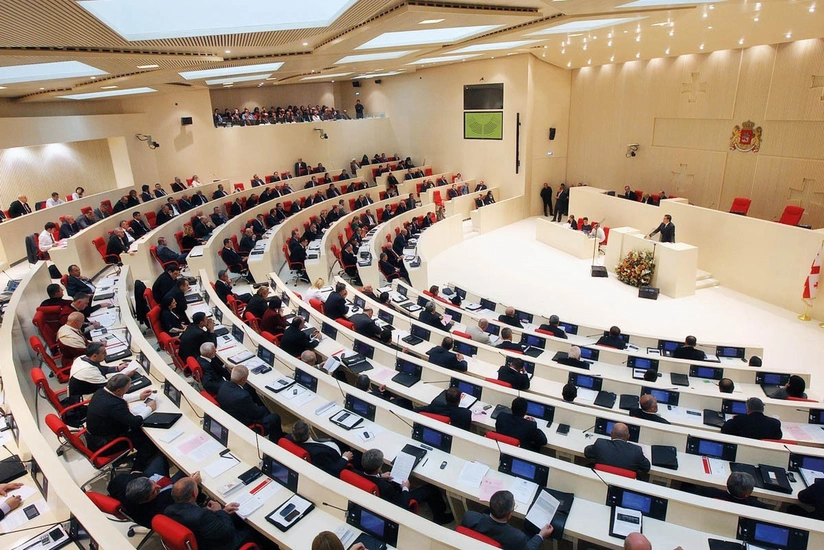 Georgian Parliament adopts 'foreign influence' bill in first reading