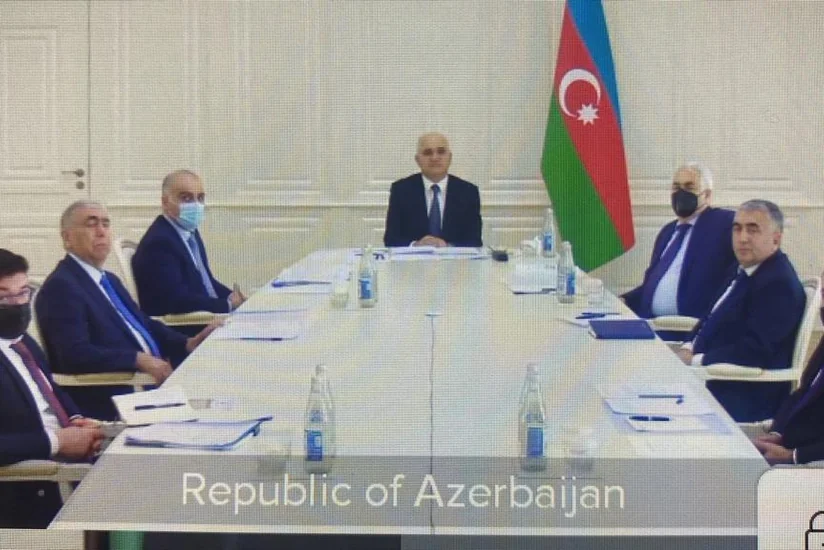 Шахин Мустафаев в видеоформате встретился с министром дорог и градостроительства Ирана 