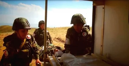 Naxçıvan ordusundakı xüsusitəyinatlı qadınlar - FOTO