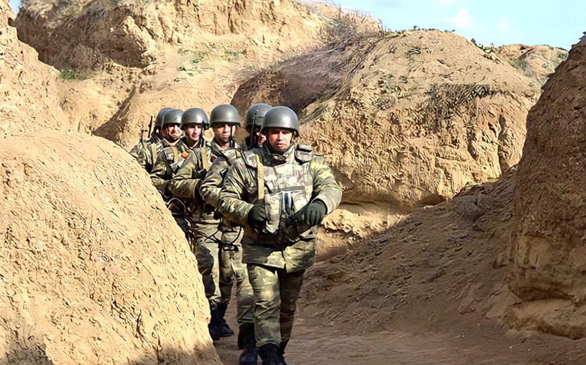 Azad edilən ərazilərdə döyüş növbətçiliyi yüksək səviyyədə aparılır