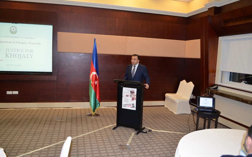 Xocalı soyqırımının qurbanları Əbu Dabidə anılıb