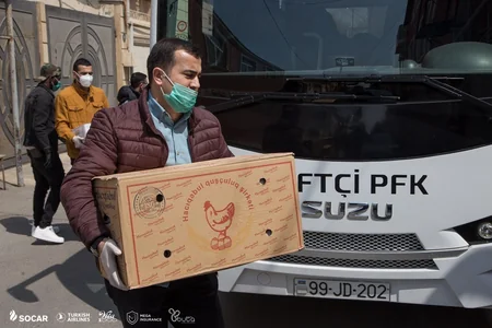 Neftçi koronavirus əleyhinə mübarizəyə qoşuldu