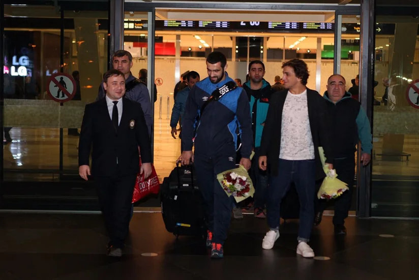 Avropa çempionatında tarix yazan Azərbaycan cüdoçuları Vətənə qayıdıblar