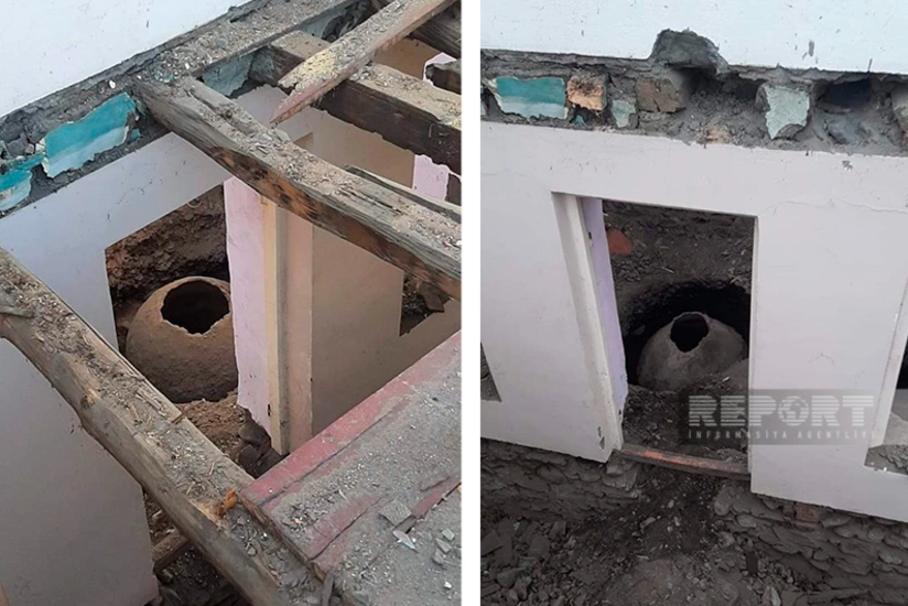 Zaqatalada evdə təmir zamanı küplər aşkar edilib