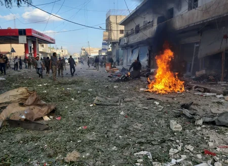 Suriyada terror hücumu nəticəsində 19 nəfər ölüb, onlarla yaralı var - YENİLƏNİB - FOTO