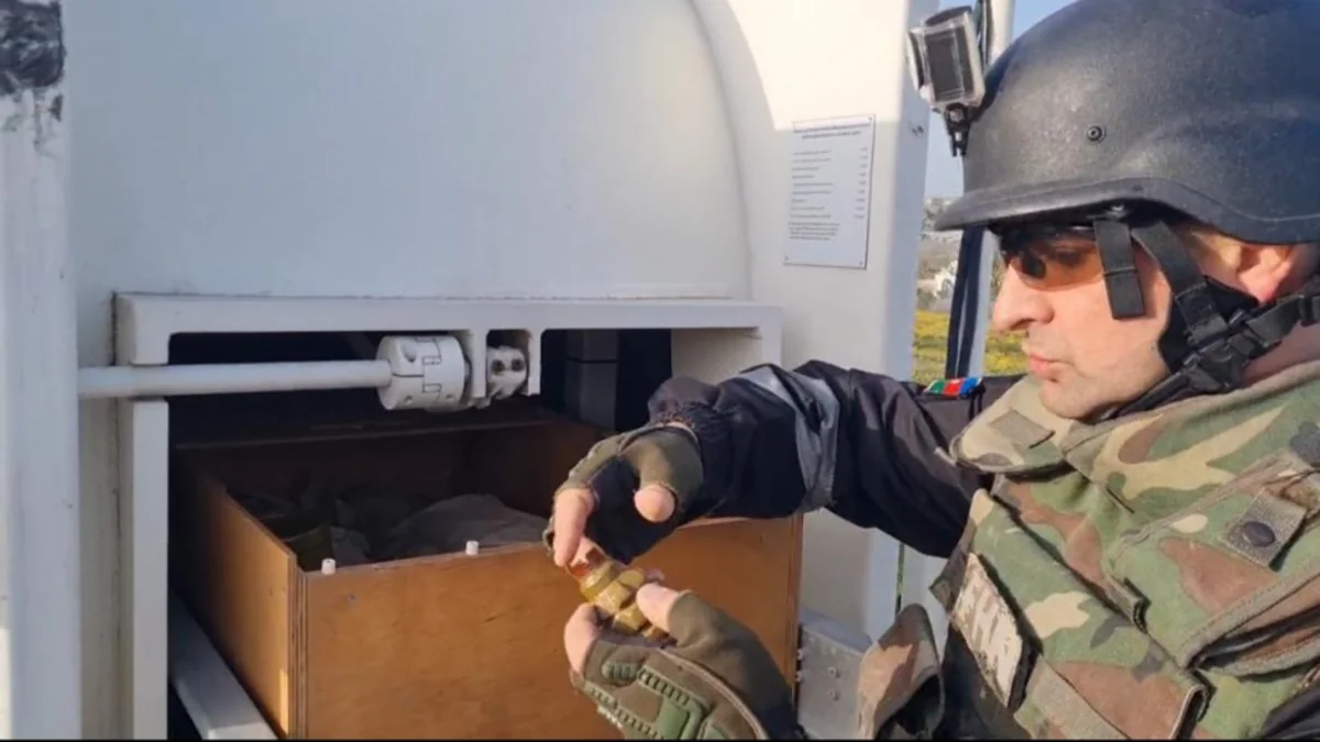 Sarayda 4 ədəd əl qumbarası aşkarlanıb