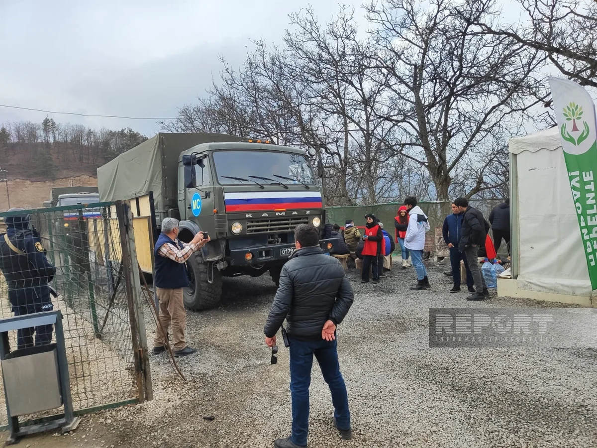 Xankəndi-Laçın yolunda Rusiya sülhməramlılarına məxsus 61 avtomobil keçib - YENİLƏNİB-3