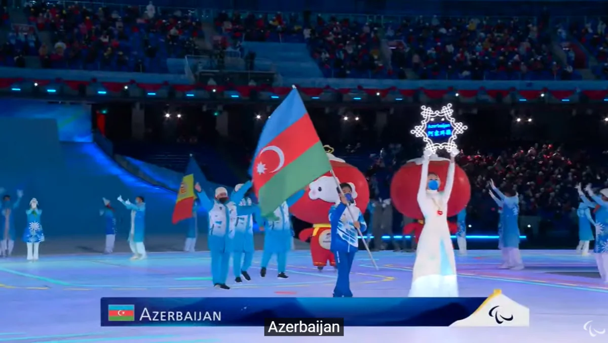 Pekin-2022: Azərbaycan nümayəndələri açılış mərasimində paraddan keçib