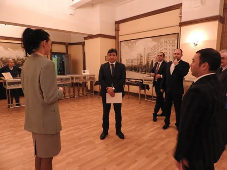 Azər Xudiyev Ukraynada universitetdə mühazirə oxuyub