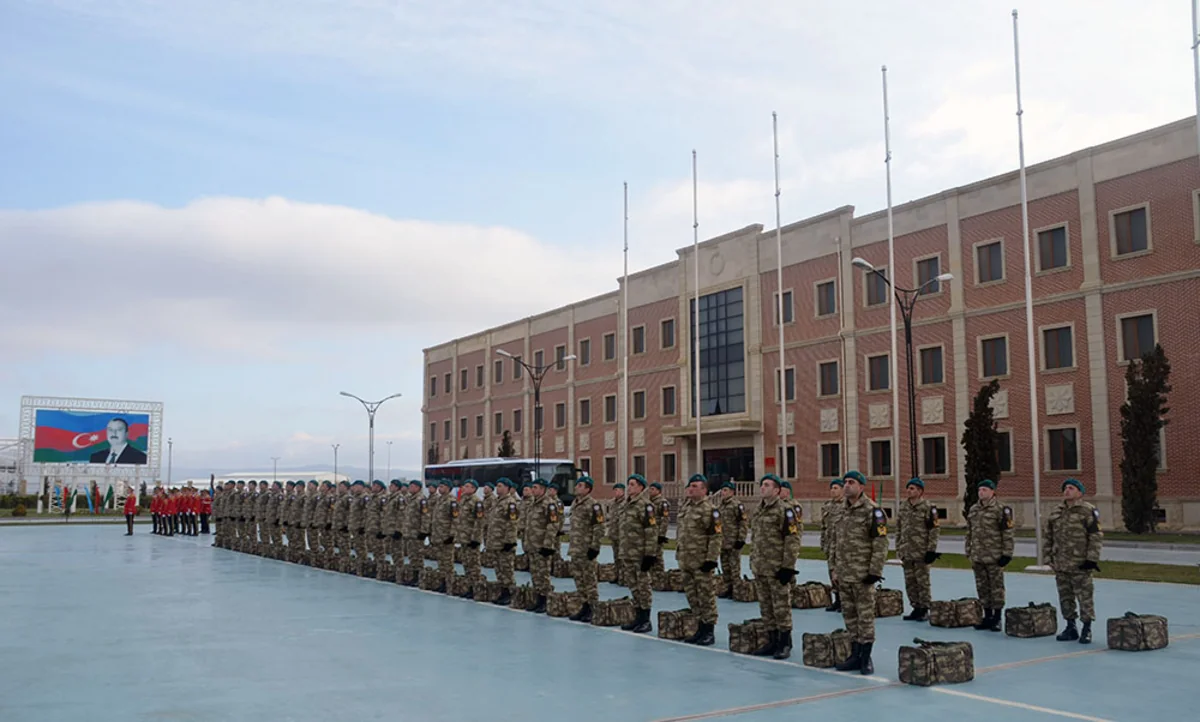 A group of Azerbaijani peacekeepers sent to Afghanistan - VIDEO