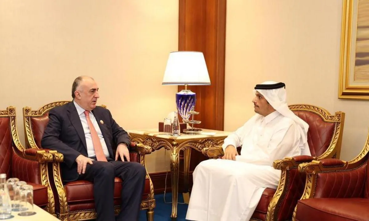 Elmar Mammadyarov meets Qatari counterpart