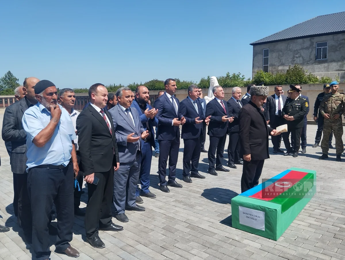Şabranda Birinci Qarabağ müharibəsinin şəhidi Cəlil Şaxayev dəfn edilib - YENİLƏNİB