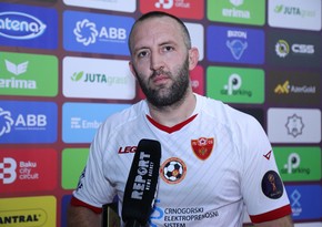 Monteneqro yığmasının futbolçusu: “Milli Gimnastika Arenası indiyədək oynadığım ən möhtəşəm məkandır