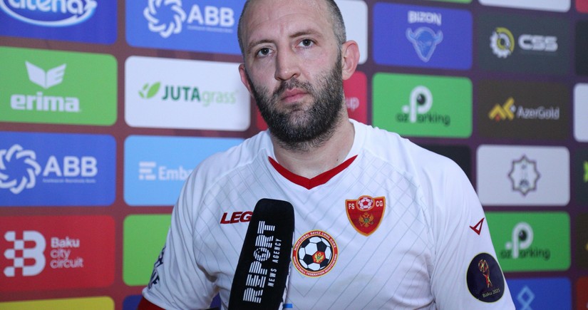 Monteneqro yığmasının futbolçusu: “Milli Gimnastika Arenası indiyədək oynadığım ən möhtəşəm məkandır