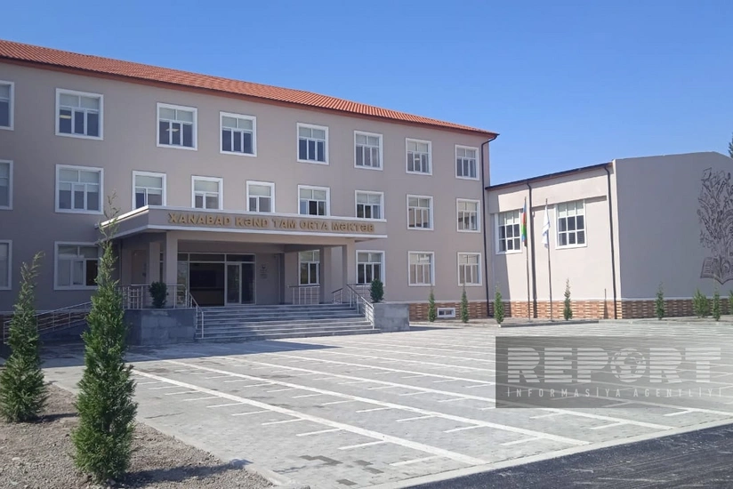 School built by Heydar Aliyev Foundation put into operation in Yevlakh’s Khanabad village 