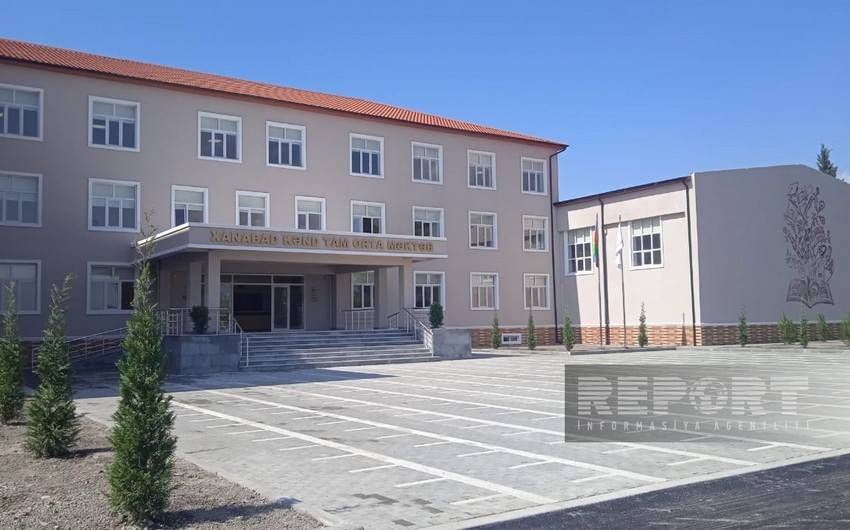 Heydər Əliyev Fondunun Yevlaxda inşa etdiyi məktəb istifadəyə verilib