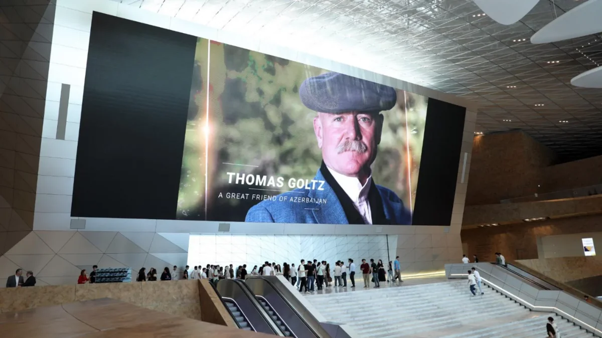 Bakı Konqres Mərkəzində “Tomas Qolts: Neft Odisseyası” sənədli filmi təqdim olunub