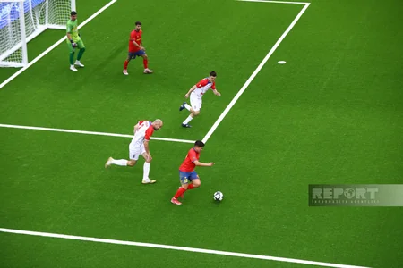 Bakıda minifutbol üzrə dünya çempionatında İspaniya Serbiyaya böyük hesabla uduzub