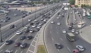 Bakının bir sıra yollarında tıxac yaranıb