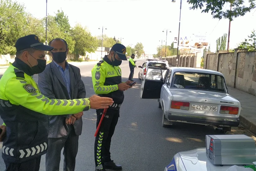 Lənkəranda 12 sürücü cərimələnib