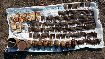 Şəmkirdə əl qumbaraları və mərmilər tapıldı