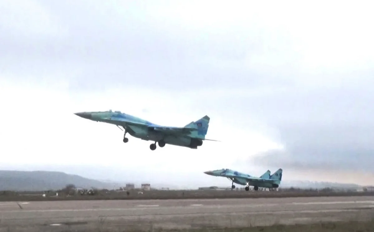Redeployment of combat aircraft held in exercises - VIDEO