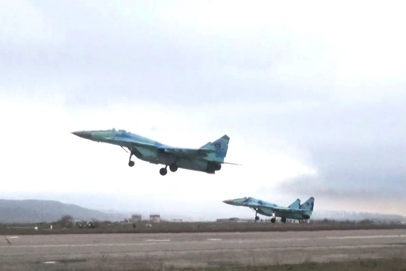 Redeployment of combat aircraft held in exercises - VIDEO