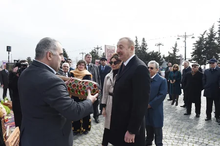 Prezident İlham Əliyev Novruz bayramı münasibətilə ümumxalq şənliyində iştirak edib - YENİLƏNİB