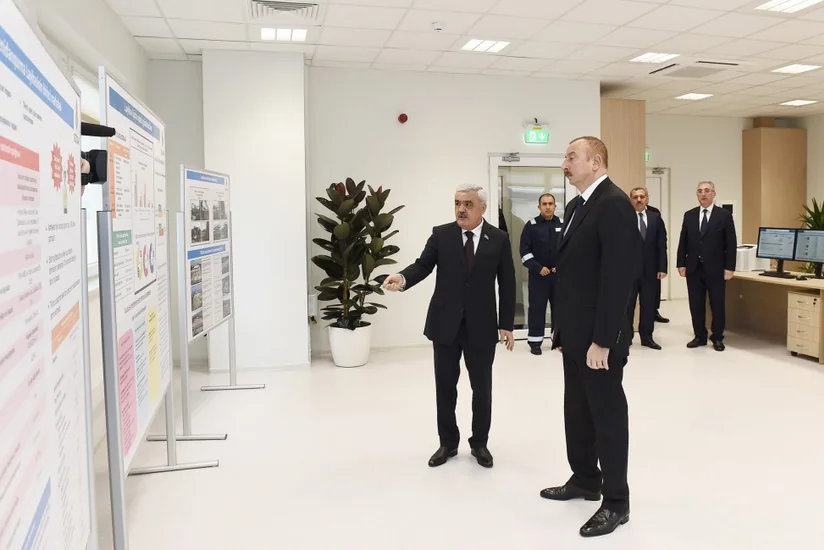 President Ilham Aliyev attends inauguration of bitumen production facility and liquid-gas filling station at Baku Oil Refinery