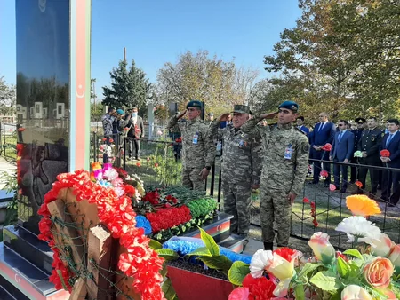 Ağstafada şəhidin anım mərasimi keçirilib