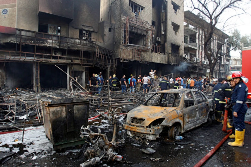 ​Bağdadda terror aktı nəticəsində ölənlərin sayı 165 nəfərə çatıb - YENİLƏNİB-2