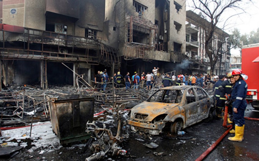 ​Bağdadda terror aktı nəticəsində ölənlərin sayı 165 nəfərə çatıb - YENİLƏNİB-2