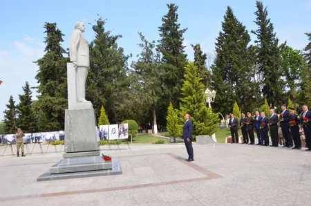 Kürdəmirdə Heydər Əliyevin 100 illik yubileyi qeyd edilib