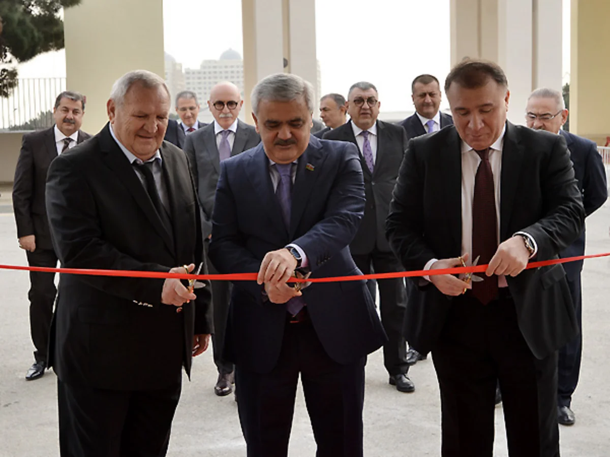 AFFA-nın prezidenti Bayıl Məşq Mərkəzinin açılışında iştirak edib