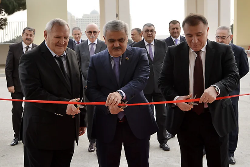 AFFA-nın prezidenti Bayıl Məşq Mərkəzinin açılışında iştirak edib
