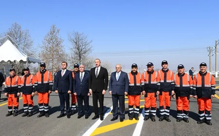 Tovuzda avtomobil yolu yenidən qurulub