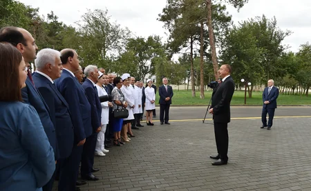 President of Azerbaijan viewed Bilasuvar Central District Hospital after major overhaul