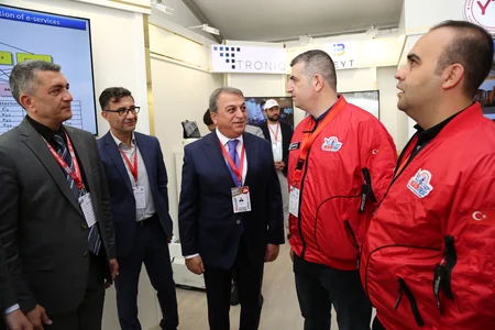 Xoşbəxt Yusifzadə TEKNOFEST-Azərbaycanın keçirildiyi əraziyə baş çəkib
