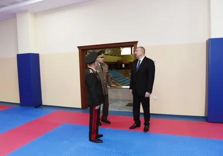 Prezident FHN-in idman-sağlamlıq klubunun açılışında iştirak edib - YENİLƏNİB