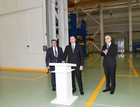 ​Bakıda Prezident İlham Əliyevin iştirakı ilə iri qabaritli transformatorlar zavodu açılıb, yeni müəssisənin təməli qoyulub